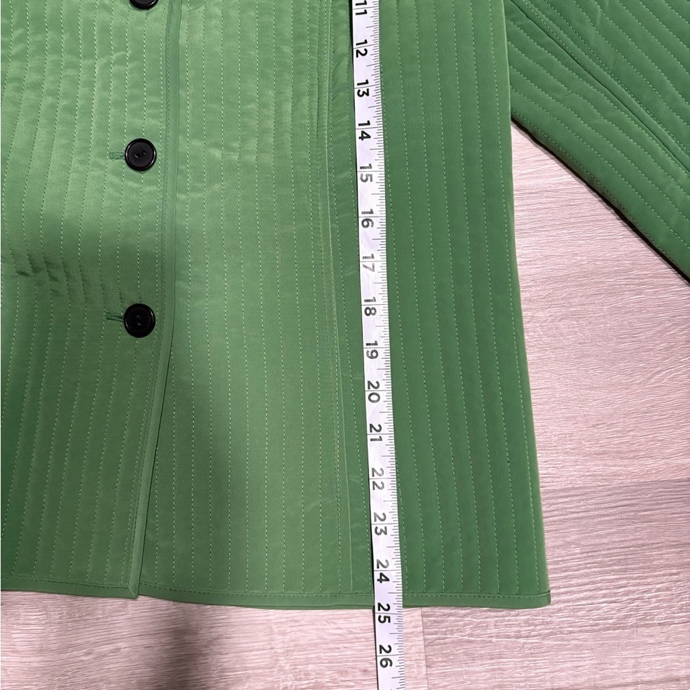 Jm Collection Green Blazer With Black Collar — image 5 of 6